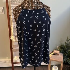 Loft strap blouse size M blue